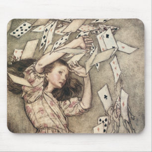 Vintage Alices Adventures in Wonderland by Rackham Mouse Pad