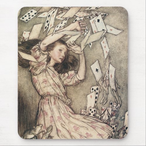 Vintage Alices Adventures in Wonderland by Rackham Mouse Pad