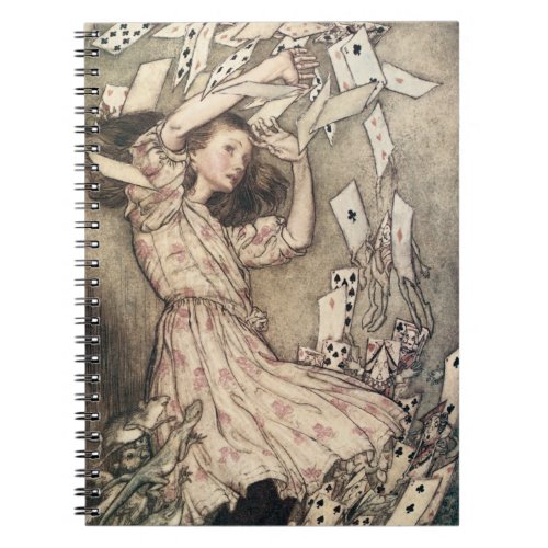 Vintage Alices Adventures in Wonderland by Rackham Notebook