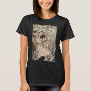 Vintage Alices Adventures in Wonderland by Rackham T-Shirt