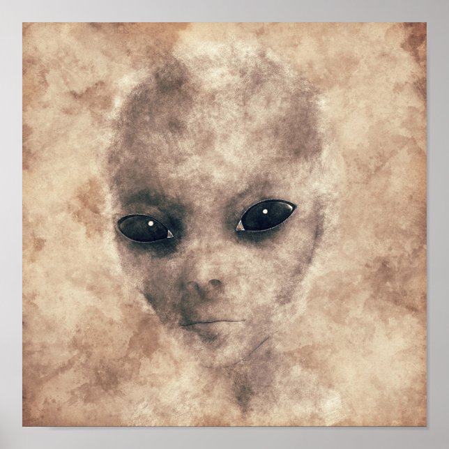 Vintage Alien Poster (Front)