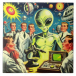 Vintage Alien Science Fiction Comics Ceramic Tile<br><div class="desc">Vintage Alien Science Fiction Comics</div>