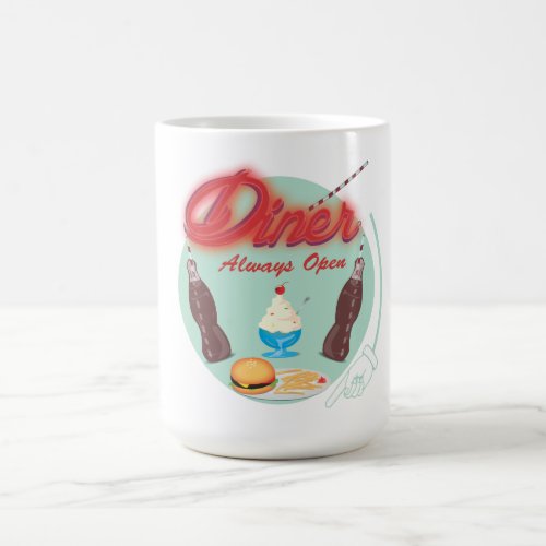 Vintage All American Diner Coffee Mug