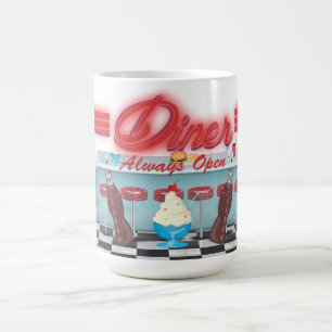 Vintage All American Diner Coffee Mug
