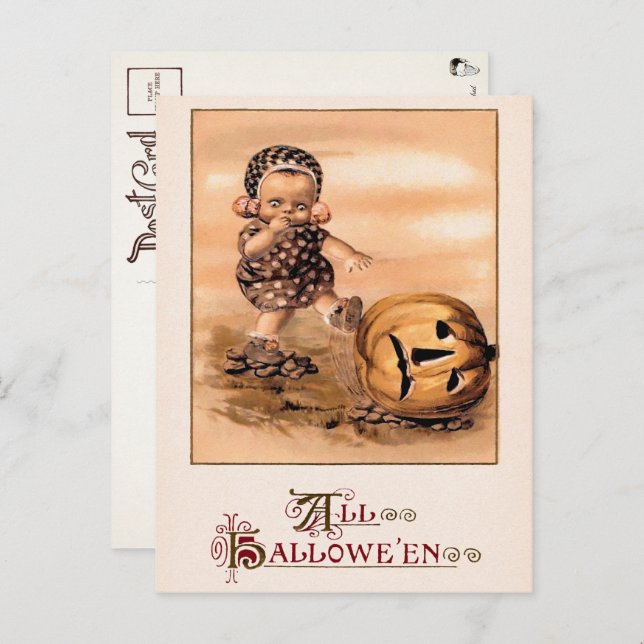 Vintage All Halloween Postcard (Front/Back)