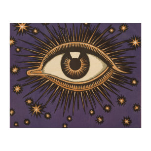 Vintage All Seeing Eye Mystic Celestial Art