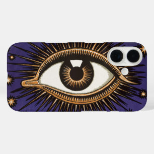 Vintage All Seeing Eye Mystic Celestial Art iPhone 16 Case