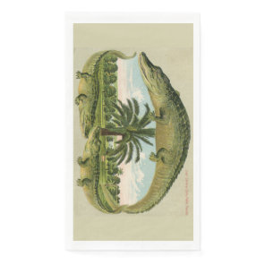 Vintage Alligator Guest Towels