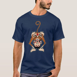 Vintage Aloha Monkey Tattoo T-Shirt