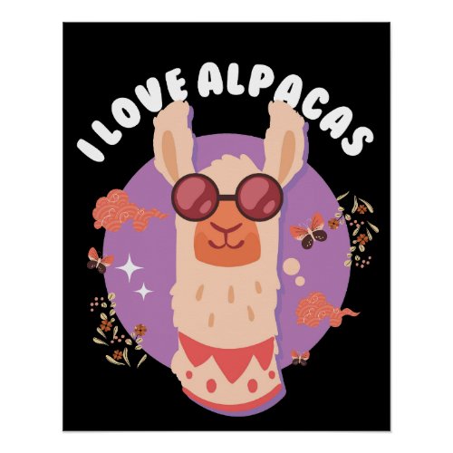 vintage alpacas poster