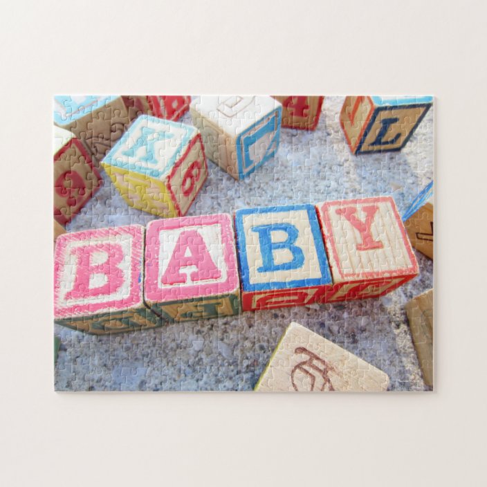 vintage baby blocks