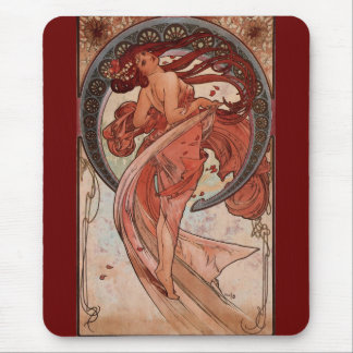 Vintage Alphones Mucha Dance Mouse Pad