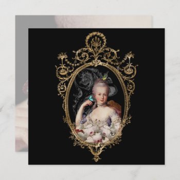 Vintage Altered Young Marie Antointte Portrait  Po Card by WickedlyLovely at Zazzle