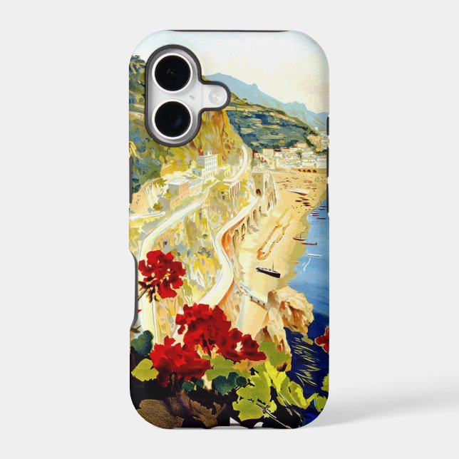 Vintage Amalfi Italy Europe Case-Mate iPhone Case (Back)