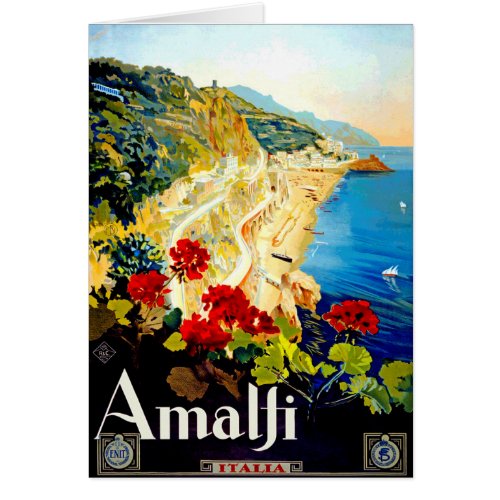 Vintage Amalfi Italy Europe Travel