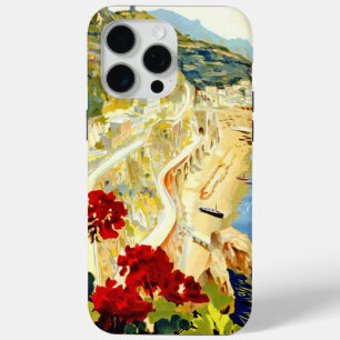 Vintage Amalfi Italy Europe Travel iPhone 15 Pro Max Case