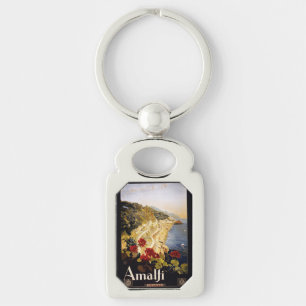 Vintage Amalfi Italy key chain