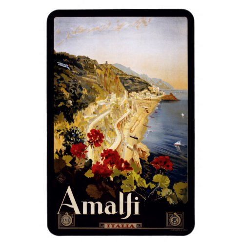 Vintage Amalfi Italy magnet
