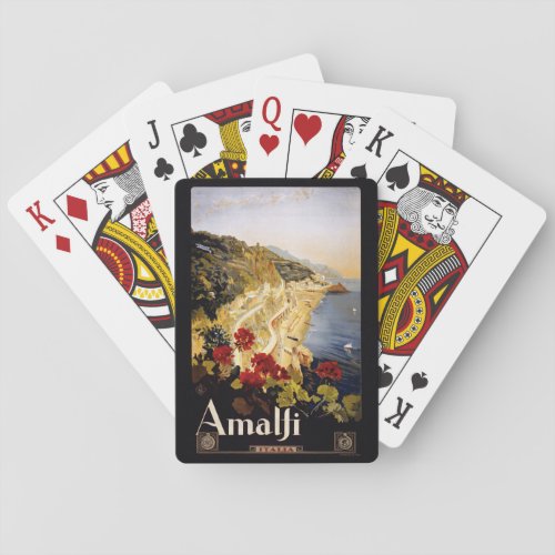 Vintage Amalfi Italy playing cards