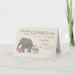 Vintage Amazing Elephant Happy Anniversary Card at Zazzle