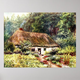 Vintage Amazing Peaceful Scenery Poster