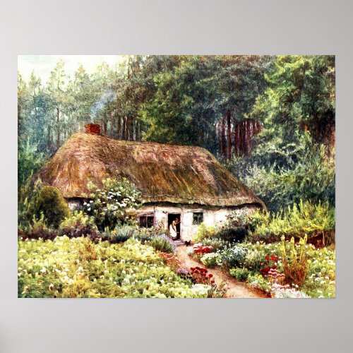 Vintage Amazing Peaceful Scenery Poster