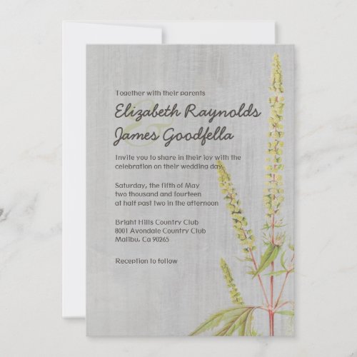 Vintage Ambrosia Wedding Invitations