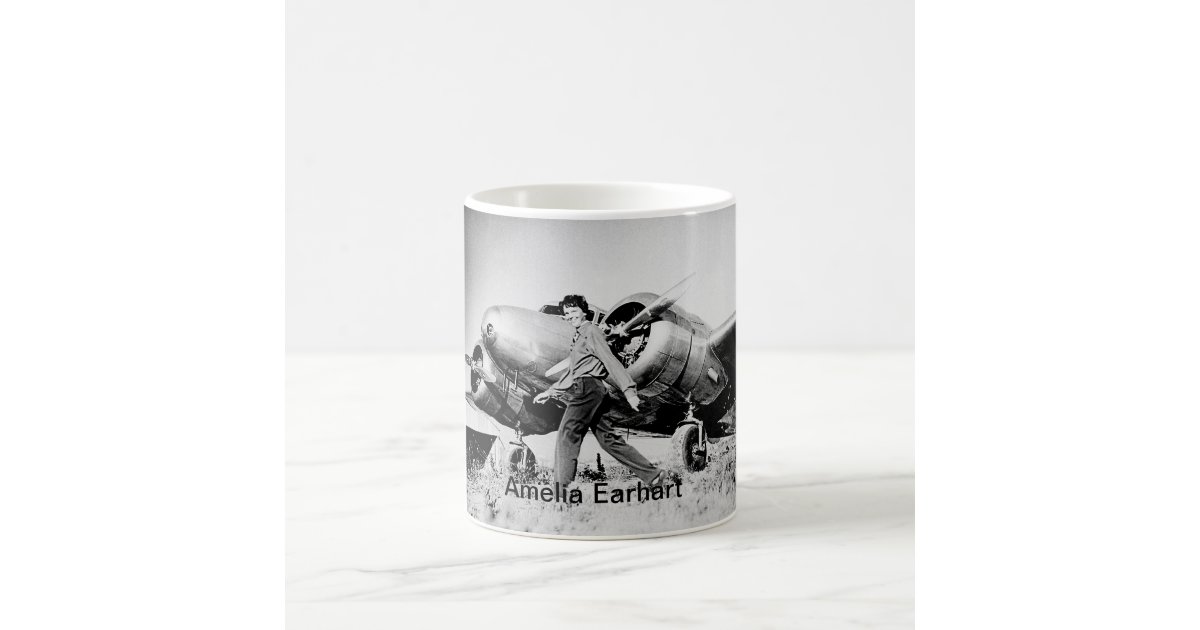 Vintage Amelia Earhart Photo Coffee Mug | Zazzle