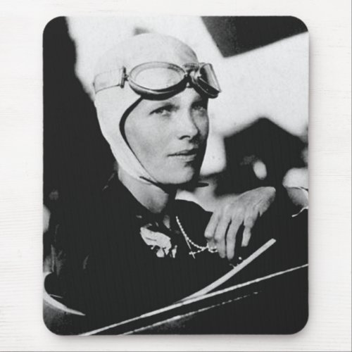 Vintage Amelia Earhart Photo Mouse Pad