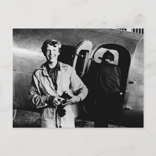 Vintage Amelia Earhart  Photo Postcard