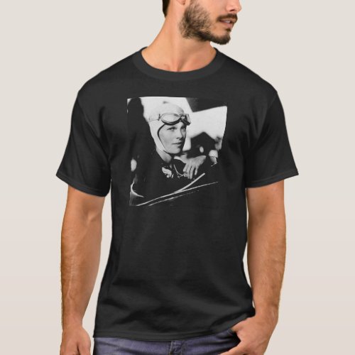 Vintage Amelia Earhart Photo T_Shirt