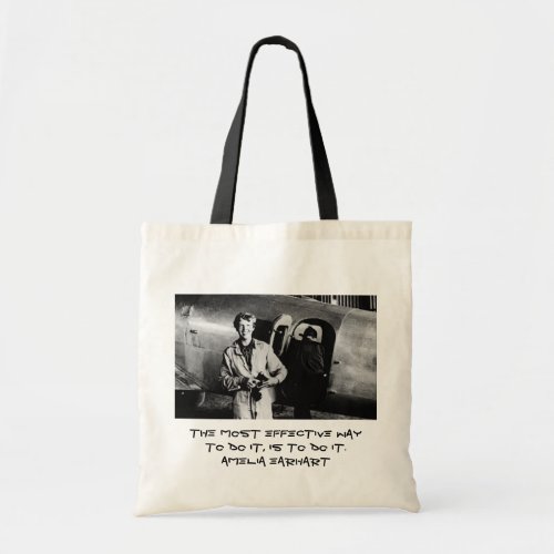 Vintage Amelia Earhart  Photo Tote Bag