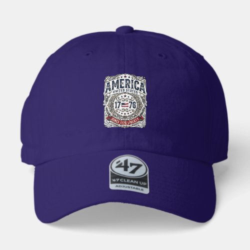 Vintage America 1776 Patriotic Liberty 47 Brand Hat