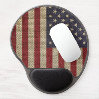 Vintage America Flag  Gel Mouse Pad