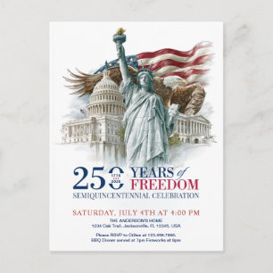 Vintage America Semiquincentennial USA 250 Invite