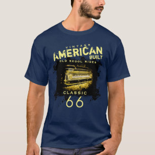 Vintage American Built Old Skool Rides Classic T-Shirt