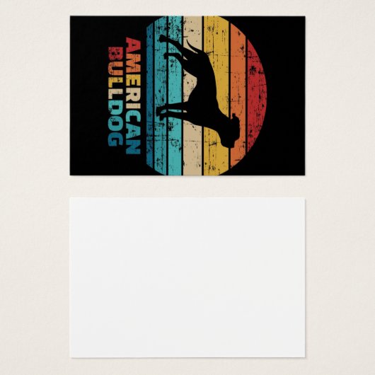 Vintage American Bulldog (Front & Back)