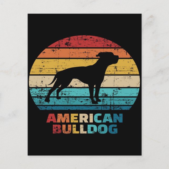 Vintage American Bulldog Flyer (Front)