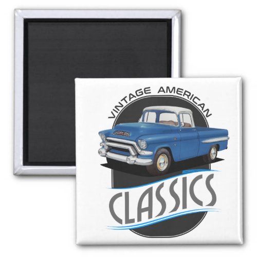 vintage american classics gmc magnet