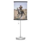 Vintage American cowboy Table Lamp (Right)