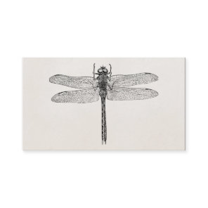 Vintage American Dragonfly Dragon Fly Template Business Card
