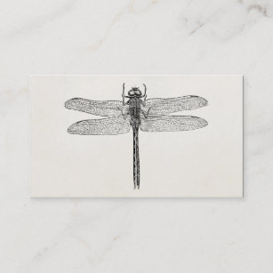 Vintage American Dragonfly Dragon Fly Template Business Card