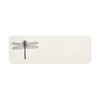 Vintage American Dragonfly Dragon Fly Template Label by SilverSpiral at Zazzle