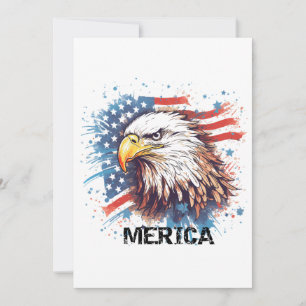 Vintage American Eagle Invitation