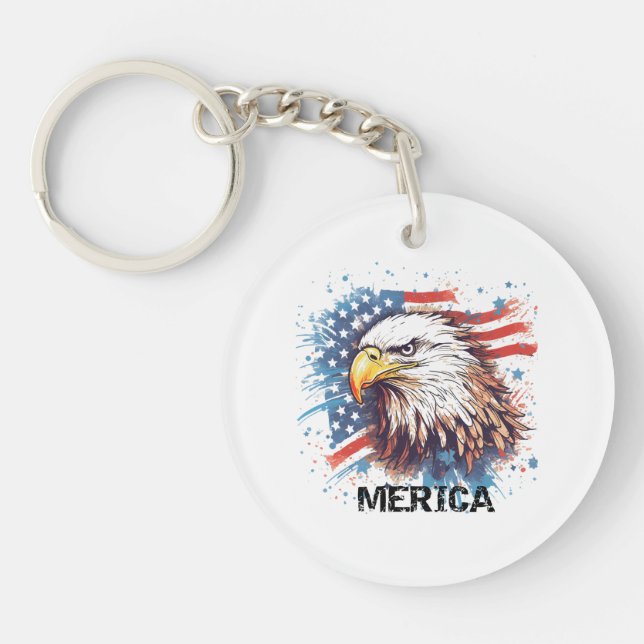 Vintage American Eagle  Keychain (Front)
