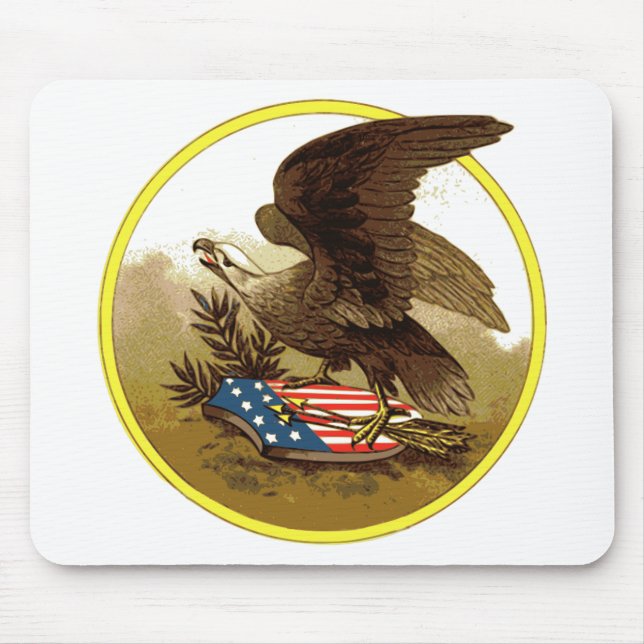 Vintage American Eagle Mousepad (Front)