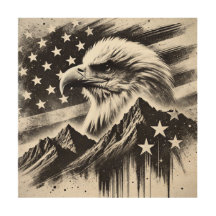 Vintage American Eagle Patriotic Artwork