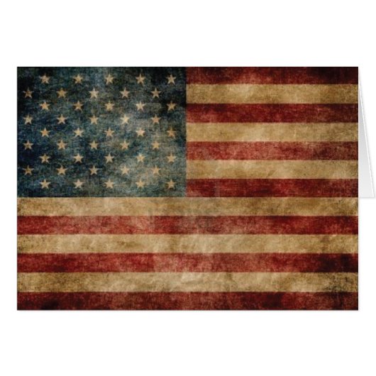 Vintage American Flag (Front Horizontal)