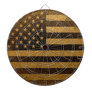 Vintage American Flag #2 Dartboard