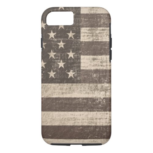 Vintage American Flag 5 iPhone 87 Case